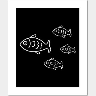 T-Shirt Design Animals Fish Posters and Art